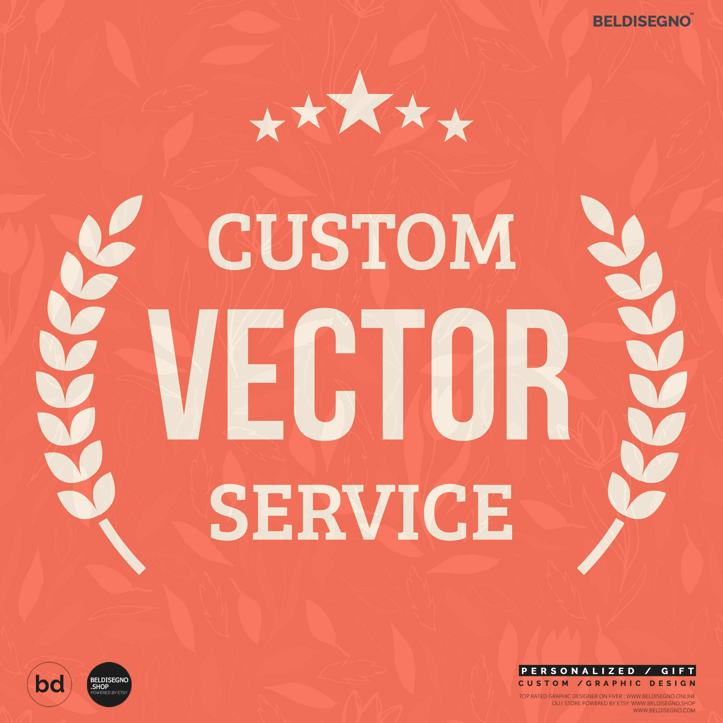 Digital image to vector Design File Custom Svg file convert to vector