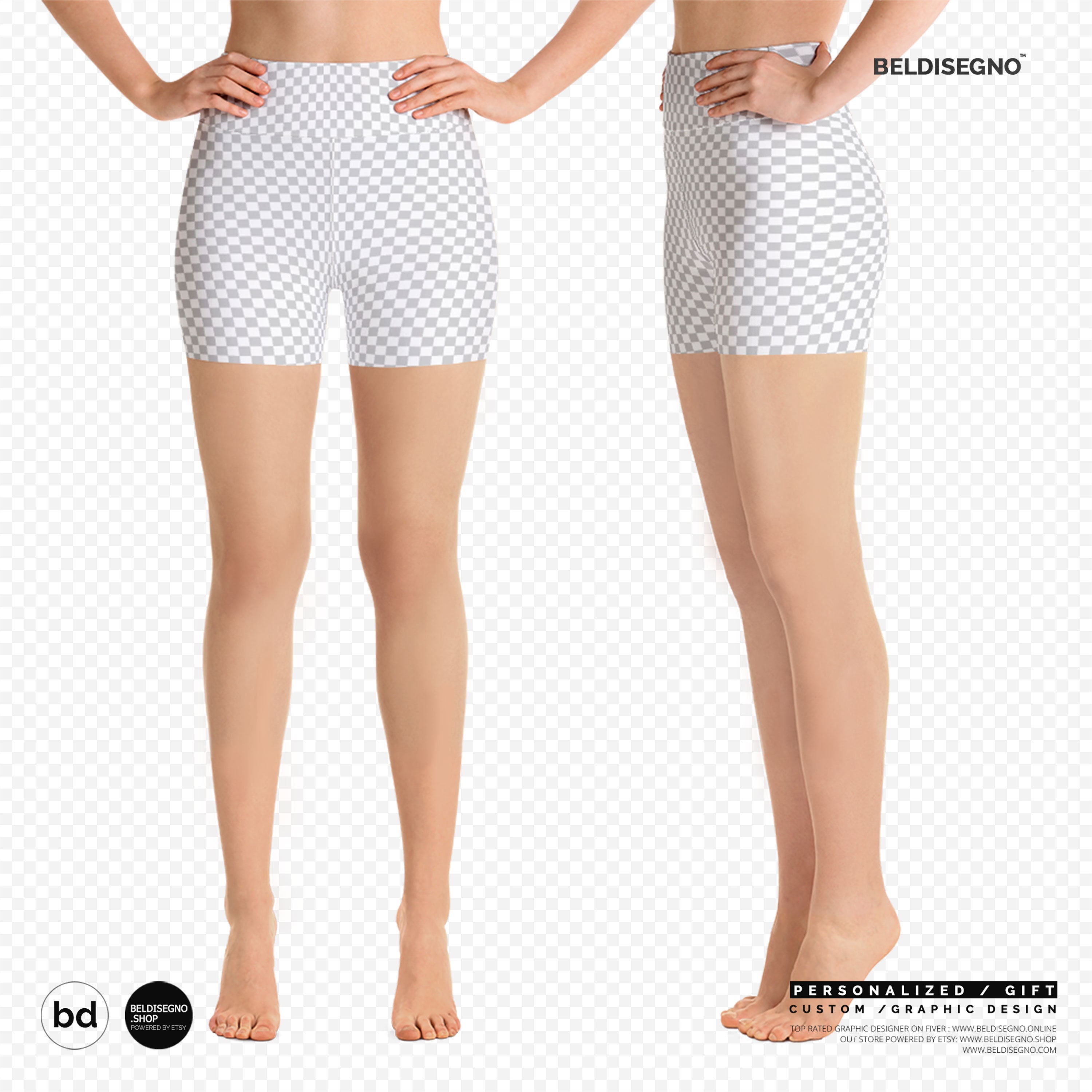 custom yoga shorts