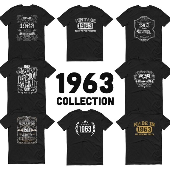 1963 Birthday Gift Vintage Born in 1963 