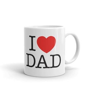 I love daddy Mug, I love Dad Father's day Coffee Mug