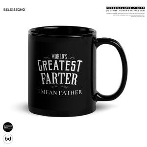 Grappig papa cadeau, &#39;s werelds grootste farter, ik bedoel vader koffiemok, papa mok voor vaderdag of kerstcadeau