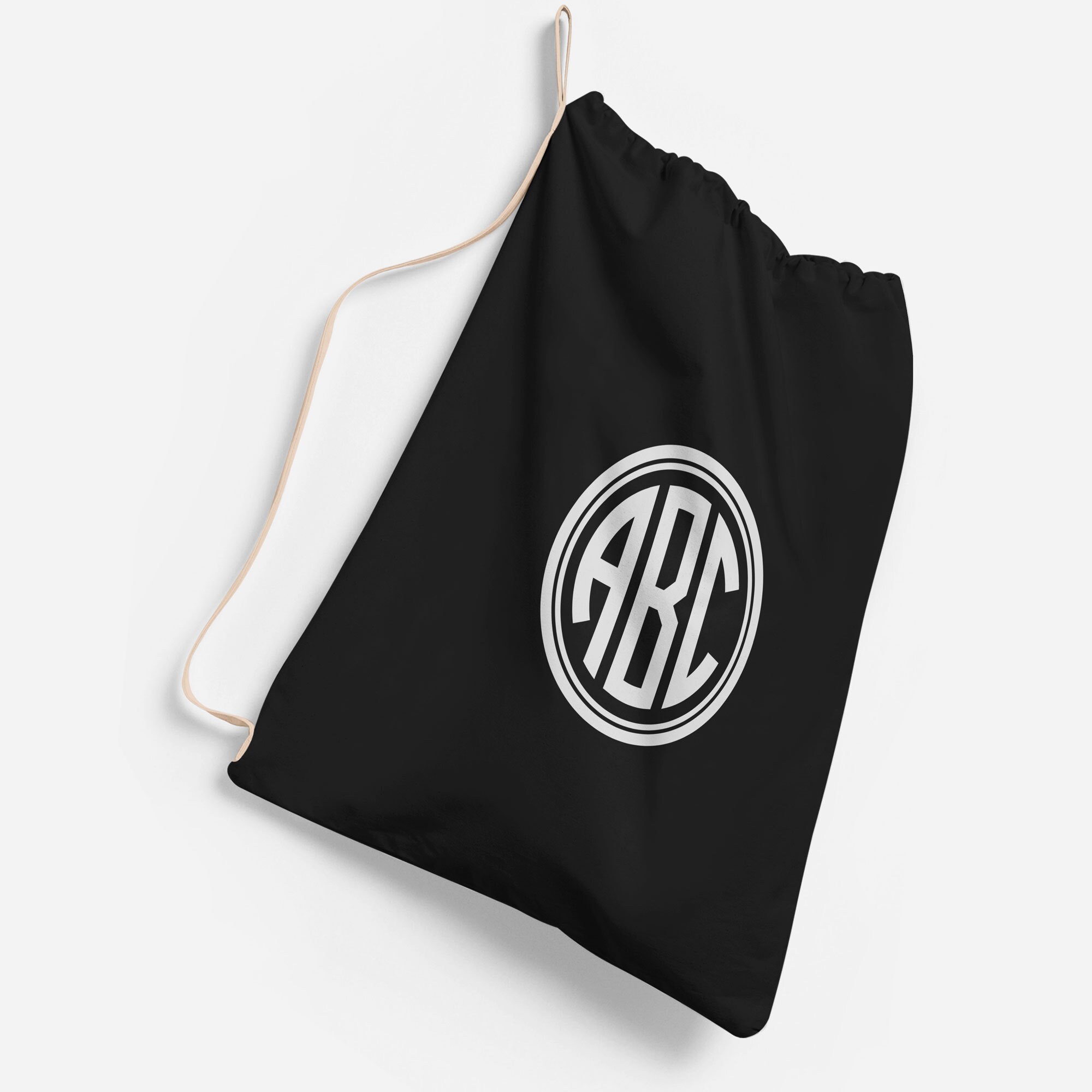 Monogrammed Laundry Bags for College, Small | Large Canvas Laundry Bag, Personalized Custom ...