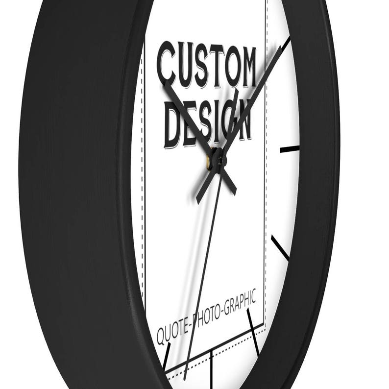 Custom Wall Clock Custom Photo Clock Picture Frame Clock Etsy UK