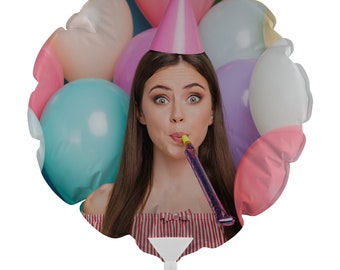 Custom Balloons, graduation balloon, balloon phrase, custom letter ballon, personalized balloon, custom photo balloon Round and Heart-shaped