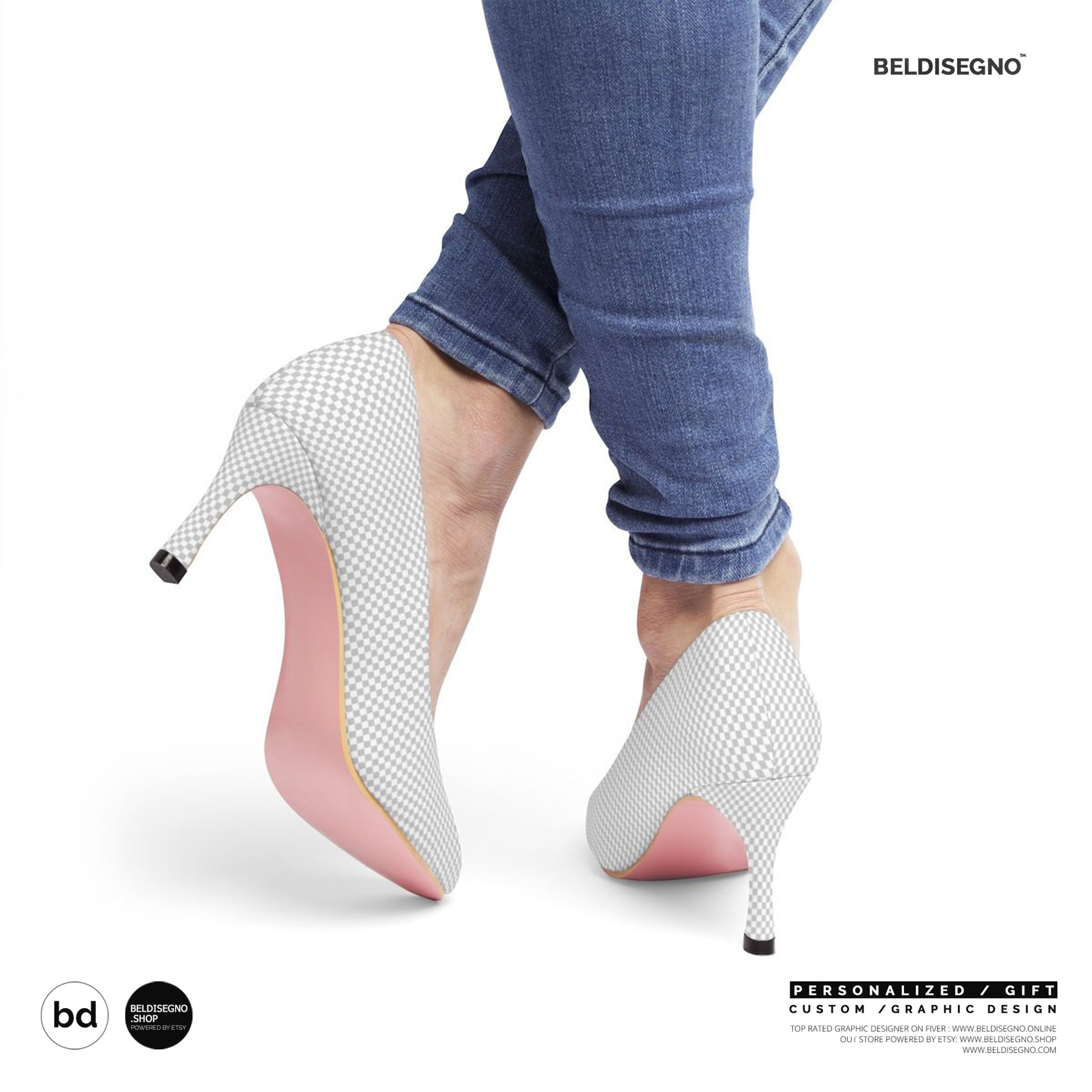 personalized high heels shoes for women custom design custom color heels red black blue halloween shoes unique festival shoes
