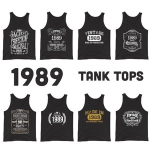 1989 Birthday Gift  Tank Top Collection