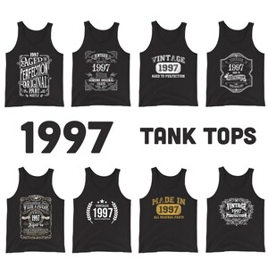 1997 Birthday Gift Tank Top Collection