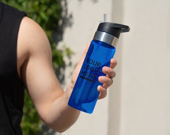 Aangepaste Kensington Tritan-sportfles: gepersonaliseerde 20oz-waterfles