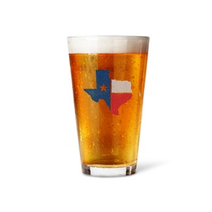 Custom Pint Glass Frosted Clear, Beer glass customizable with your text logo and image printed on it image 7