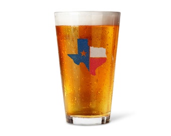 Custom Printed Pint Glass: Frosted or Clear, Personalized Beer Glass