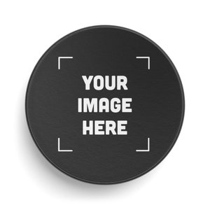 Custom Hockey Puck with name and photo personalized YOUR IMAGE