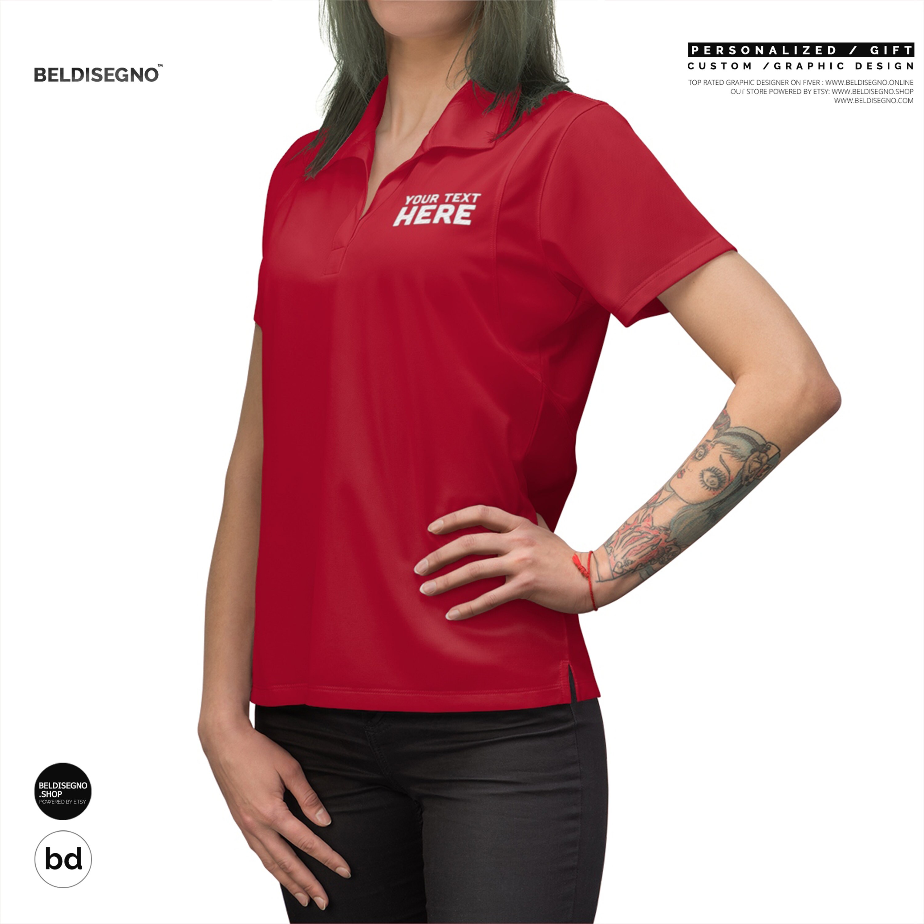 embroidered polo shirts online