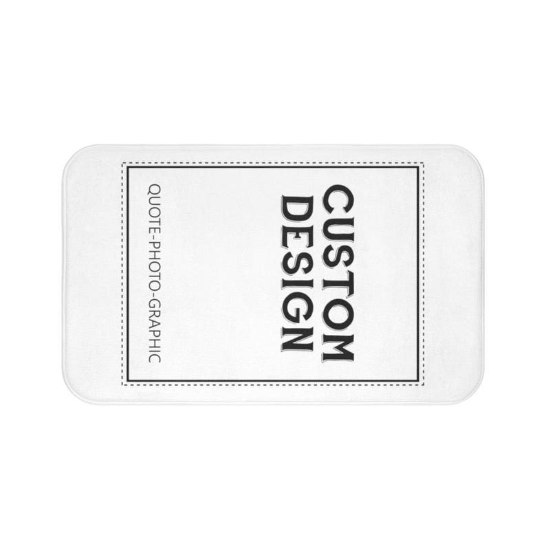 Personalized Bath Mat Custom Bathroom Rug Funny Shower Etsy