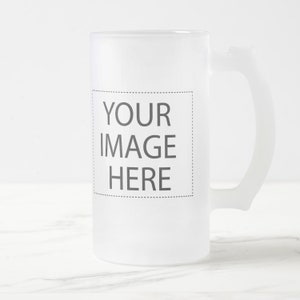 a frosted glass mug with a white background