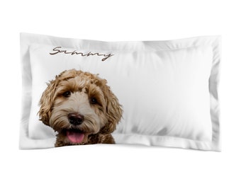 Custom Pillow with your photo - Personalized Microfiber Pillow Sham - Custom Design Pillow self gift