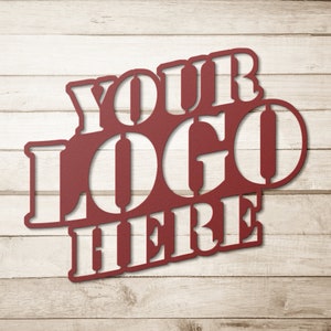 Custom Metal Sign Die-cut your Logo, number address sign Door image 4