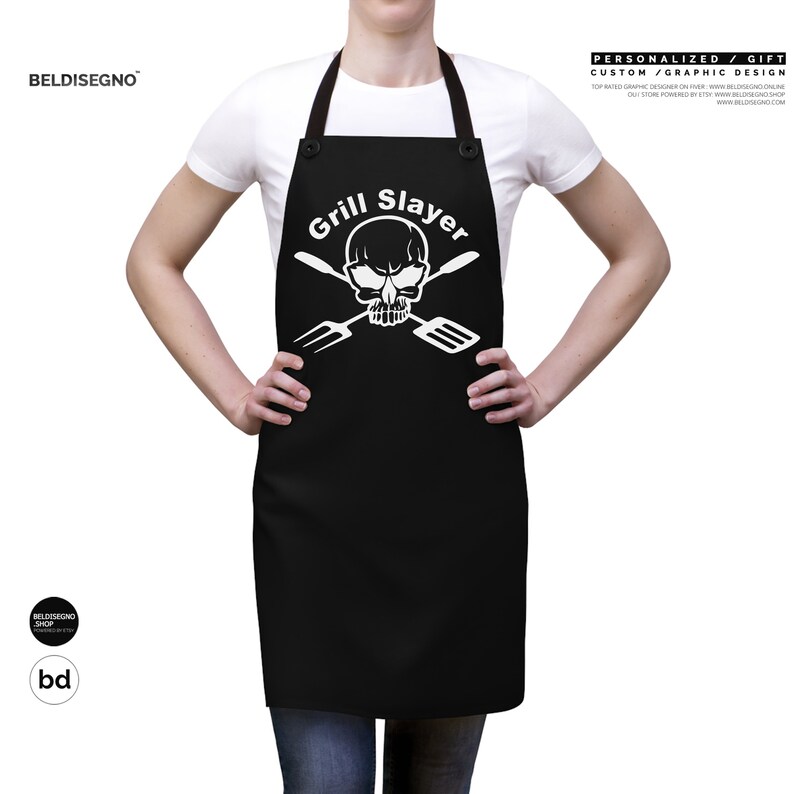 Custom Apron for Men, Make my apron idea Personalized Apron for Women Apron with Logo Quote Funny bbq Apron self gift image 8