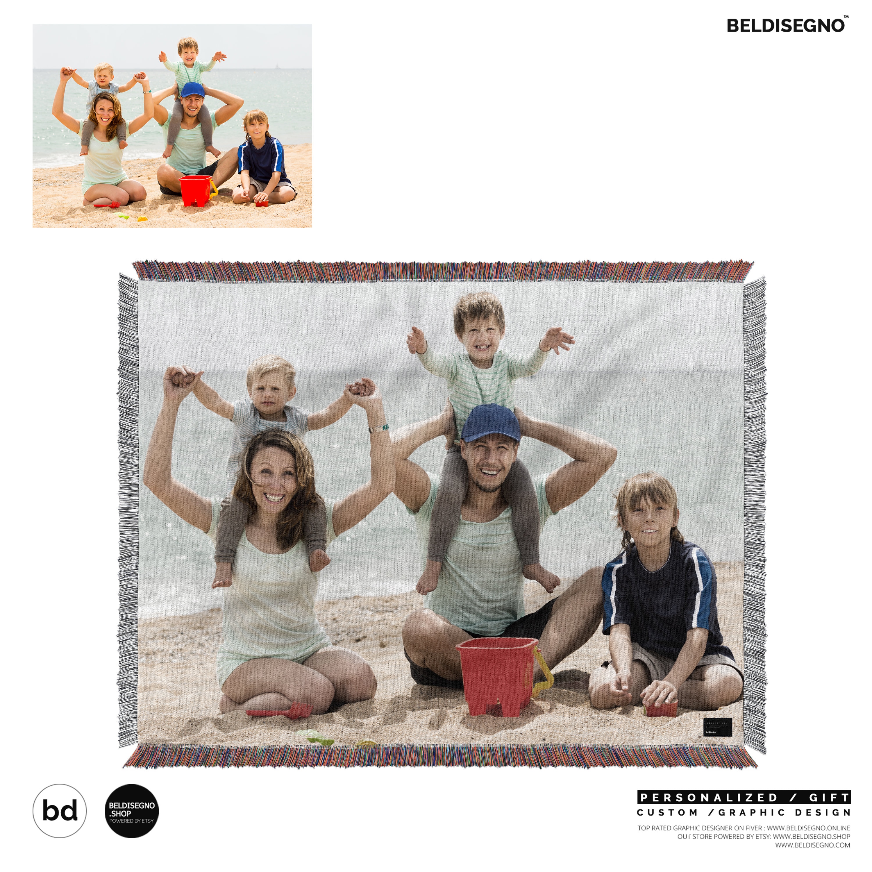 Walgreens woven photo blanket 2025