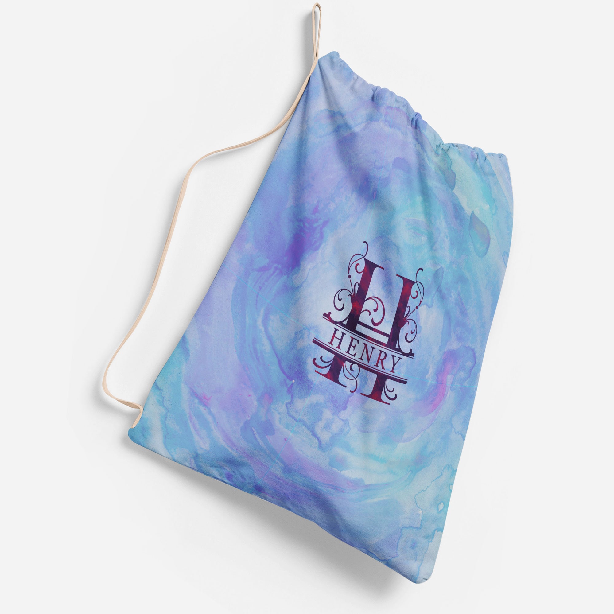 Monogrammed Laundry Bags for College Small Large Canvas Etsy
