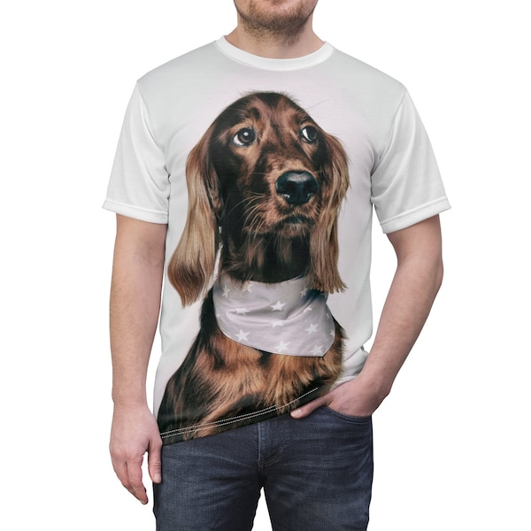 Custom Picture shirt - Picture on Shirt - Personalized All-Over Printed T-Shirt Custom T-Shirt custom dog cat shirt self gift