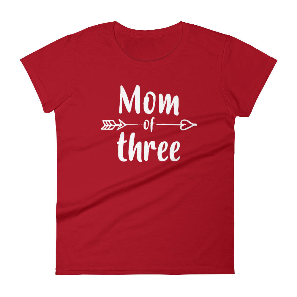Mom of Three T-shirt - Mother's Day Gift - Etsy