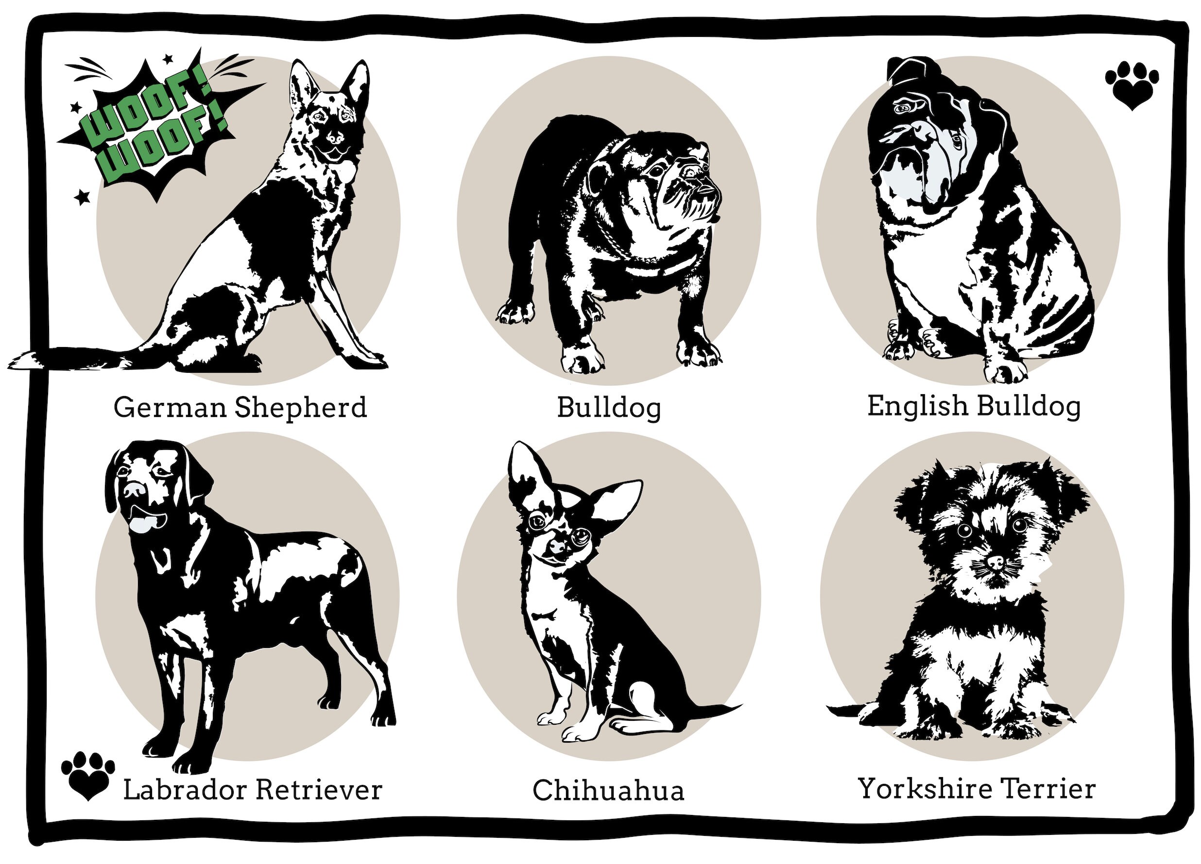 Download Dog Silhouettes Dog Svg Bundle Bulldog Svg Dog Puppy Dog Png Chihuahua Svg Pet Paw Print Svg Pet Svg Pug Dog Svg Pitbull Svg