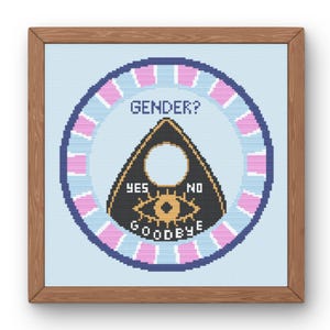 Sexe ? Grille point de croix Ouija