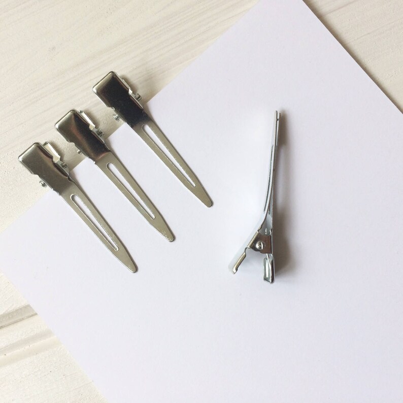 Alligator Clips 45mm Alligator Clips Hair Clips DIY Hair Etsy