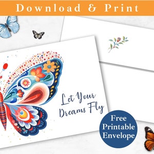 Cartão de felicitações para impressão de formatura com envelope para download instantâneo Parabéns Orgulhoso modelo de cartão digital de graduação Cartão grande de sonho