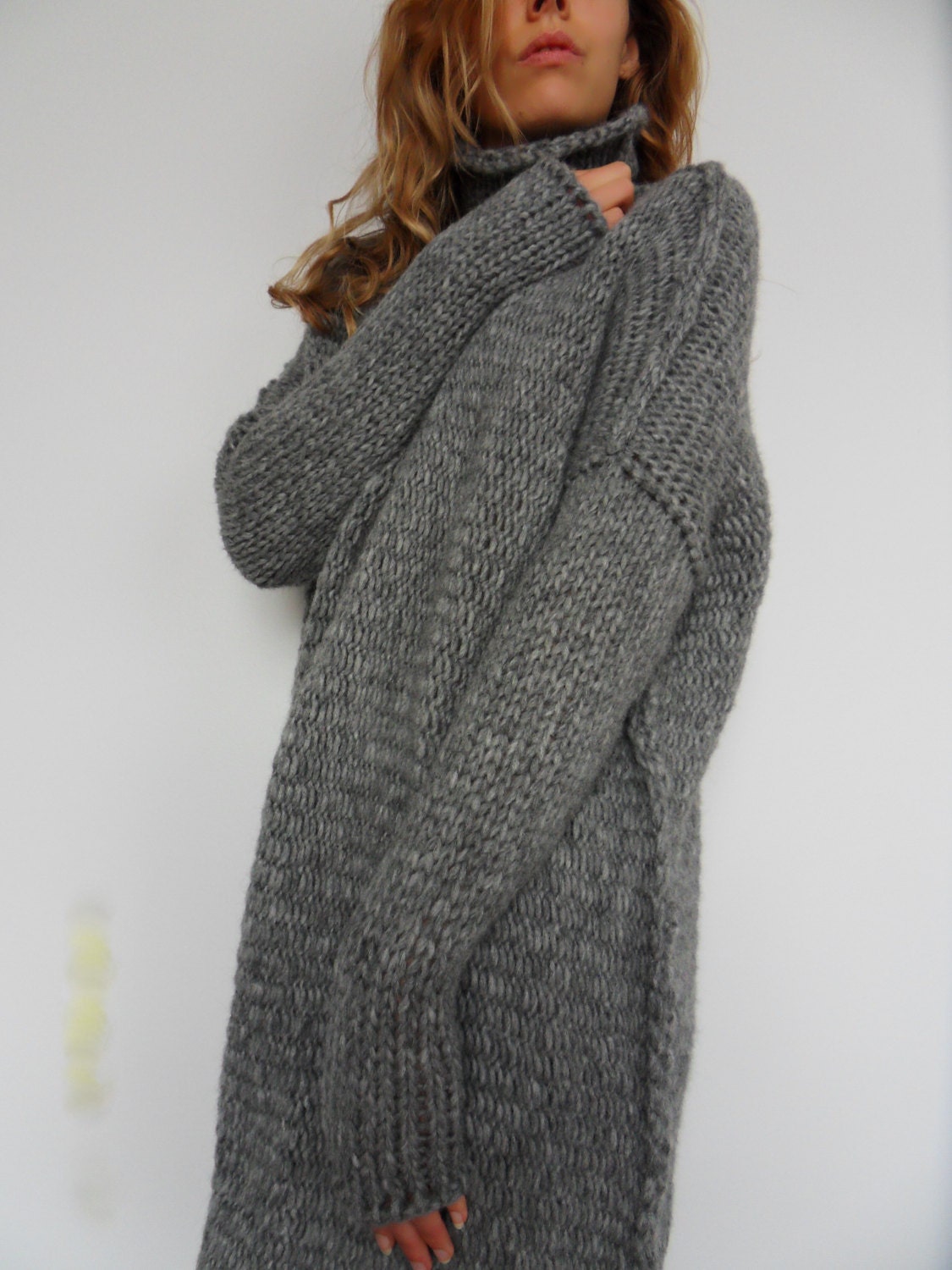 Oversized Slouchy Loose Knit Sweater. Alpaca Chunky Knit Women - Etsy