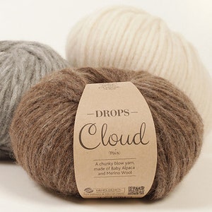 Drops Cloud Alpaca soft yarn .