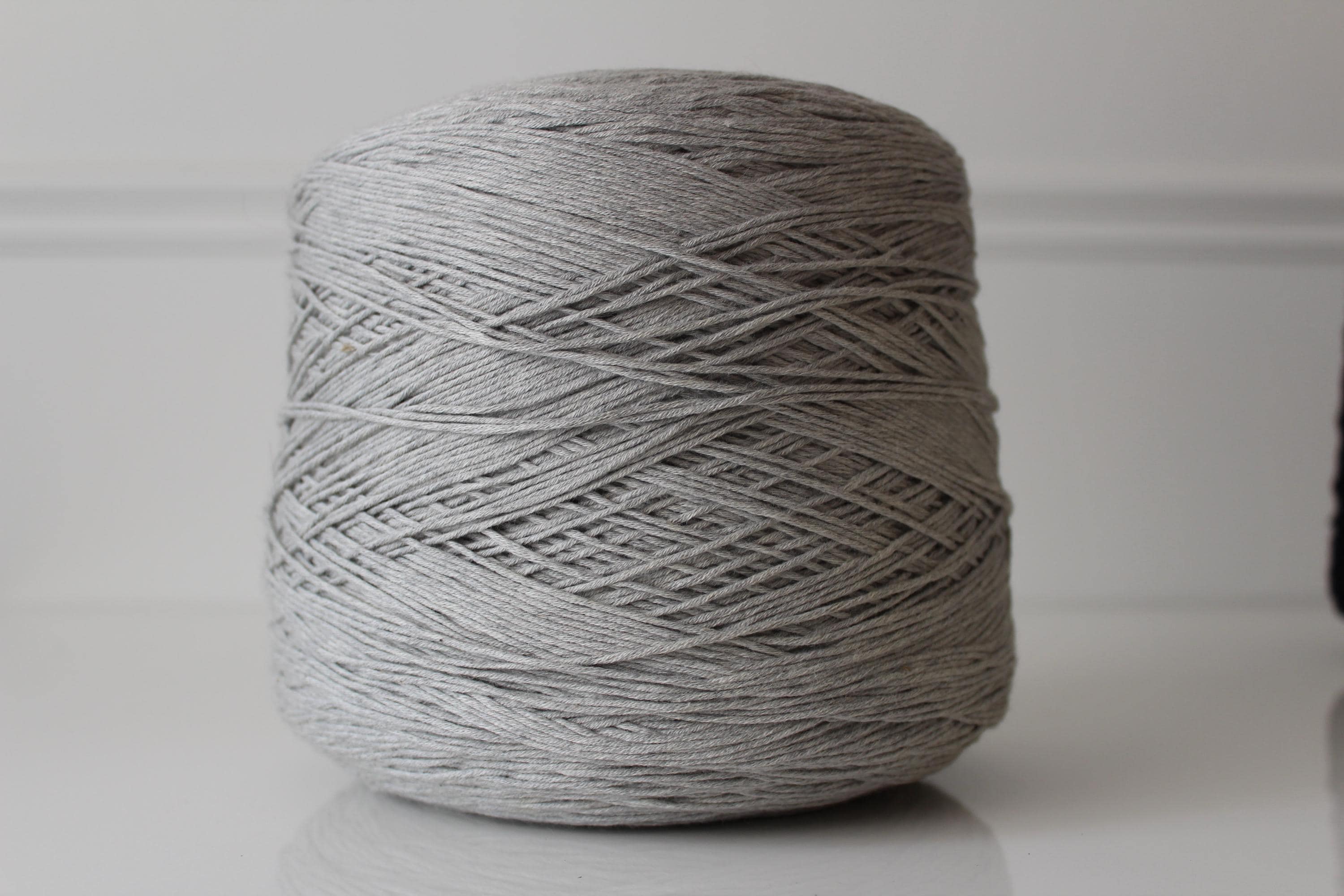 Cotton yarn on cone, Peruvian Pima Cotton yarn, yarn for knitting  crochet .