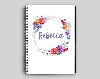 Personalized Succulent Journal // Custom Succulent Diary // Succulent Notebook // Personalized Succulent Gift // Succulent Gift