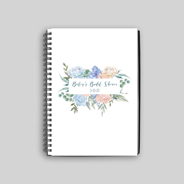 Bridal Shower Notebook // Bride Notebook