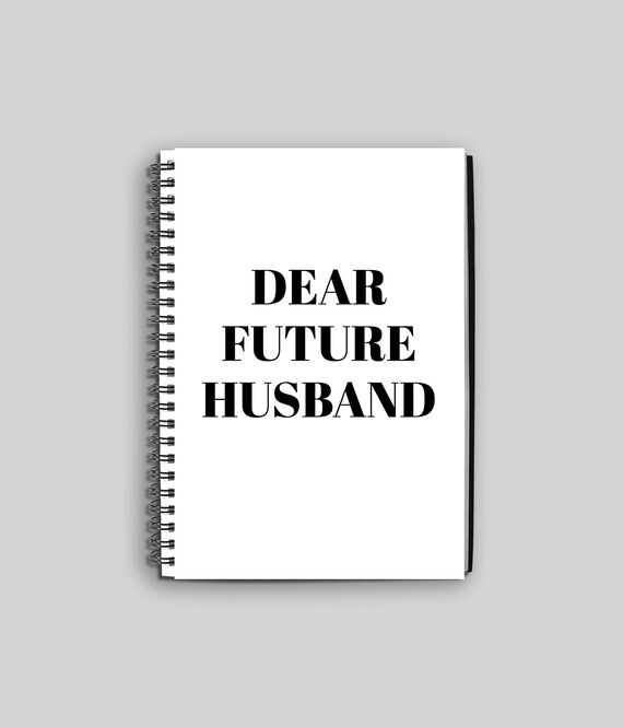 Dear Future Husband Notebook Notes To My Husband Notebook Groom Gift Notebook Gift For Groom