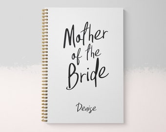 Mother of the Bride Planner Notebook, Wedding Planning Notebook