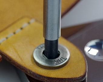 Leathercraft Glove Snap Button Setter Tool Hardware Installation Handbags Jacket Wallet Fasteners Rivet Craft DIY Leather