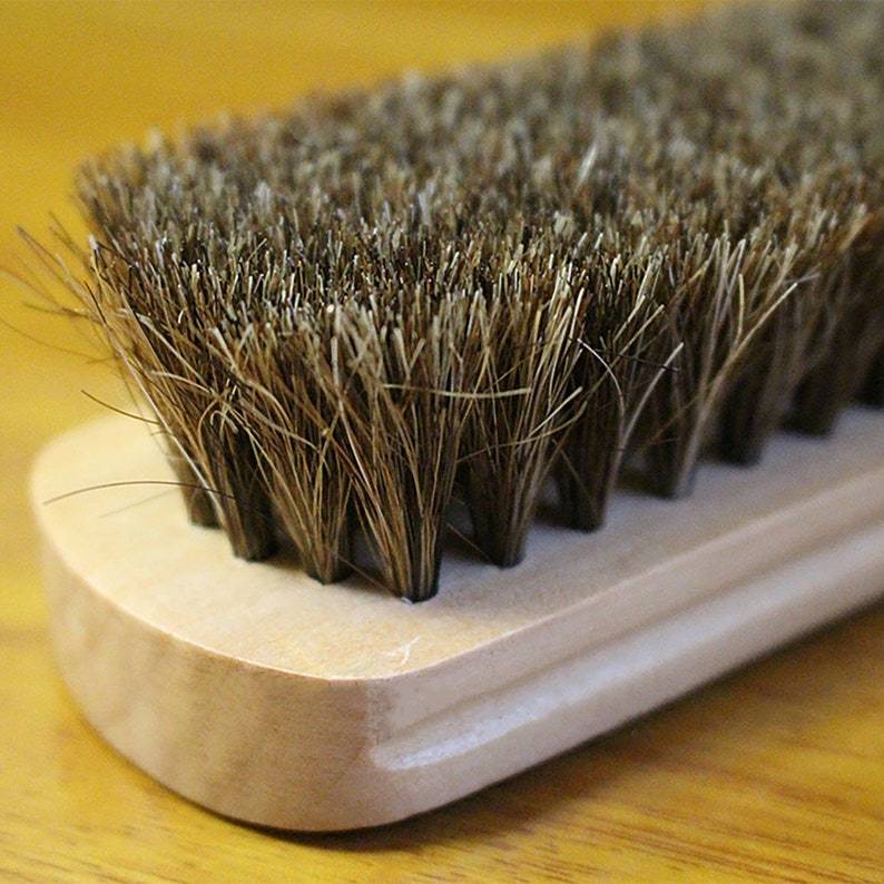 Horse Hair Brush Cleaning Polishing Care Treatment Brushing Etsy