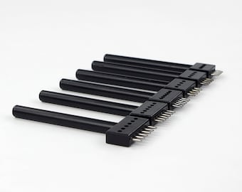 Juego De Cinceles Para Cuero 3/4/5/6 Mm – Herramienta De Punta Diamante Para Costura Artesanal
