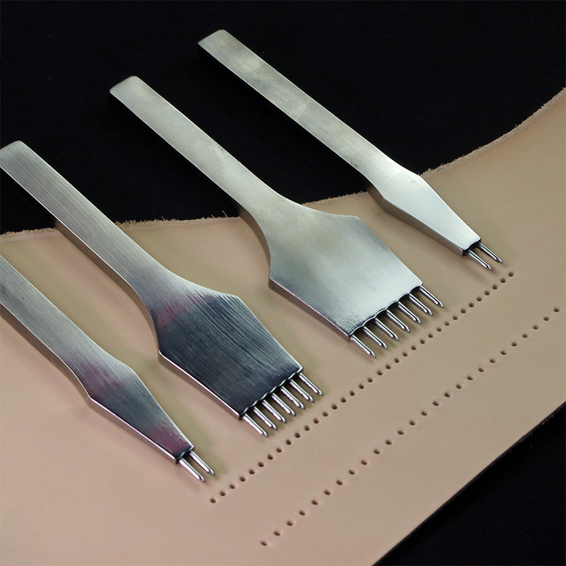 Leathercraft Stitching Circle Round Prong Chisel Pricking Iron Etsy