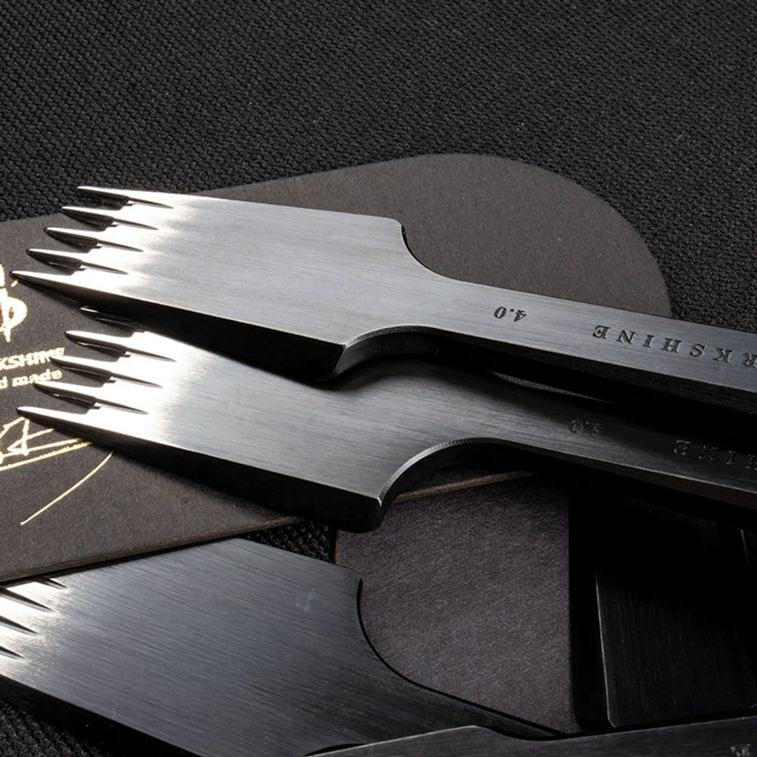 Ambidextrous Vegetable Tanned Leather Grooving Tool, Handcrafted ...