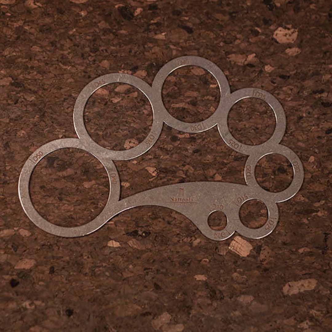 Stainless Steel Circle Ruler Leathercraft Corner Template Round Cutting ...