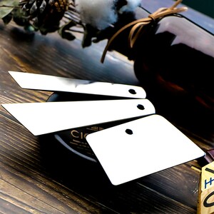 Aplicador de cola adesiva para trabalho de couro, bastões de aço inoxidável, raspador de couro, artesanato, ferramenta diy