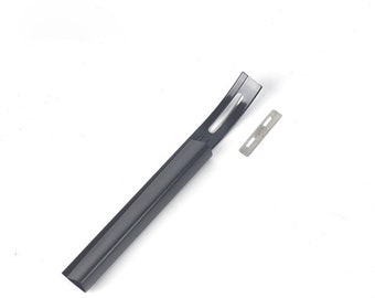 Leathercraft Knife Sharper Skiver Cutter Edge Craft Black Blade Sharping Skiving Leather Tool Style