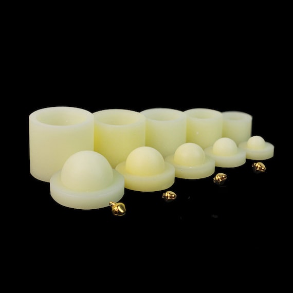 Hztyyier Stampo A Campana Per Pelle – 30 Mm, Stampo Artigianale In Plastica Per Creare Campanelle In Pelle, 5 Misure Disponibili - 3