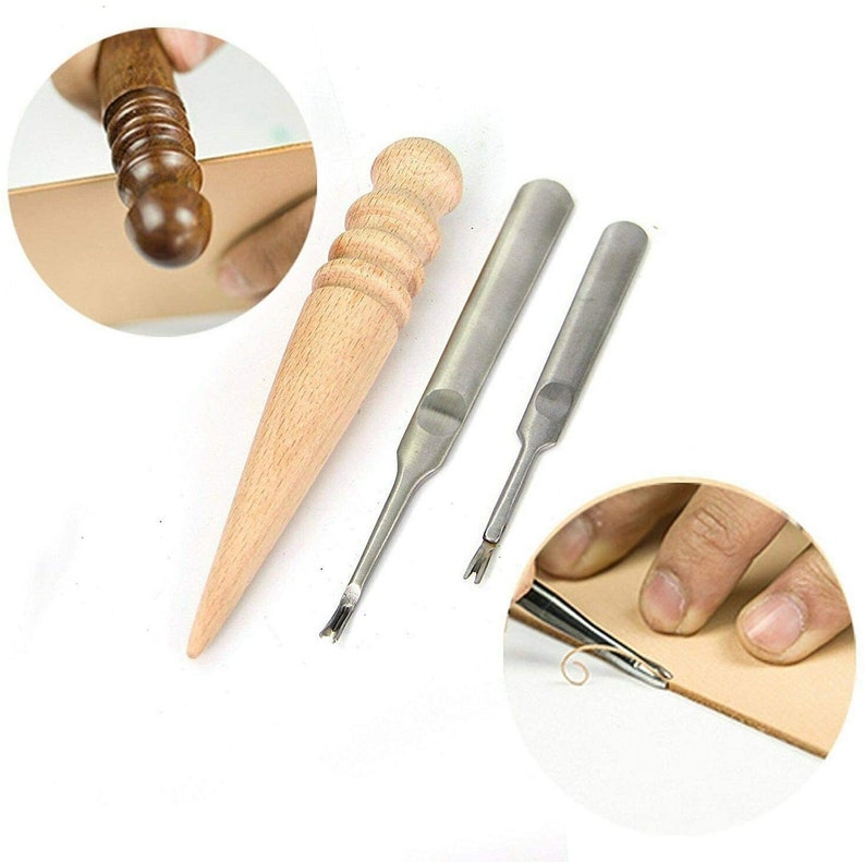37pcs Leather Craft Kit Set Tool Leather Working Punch Etsy