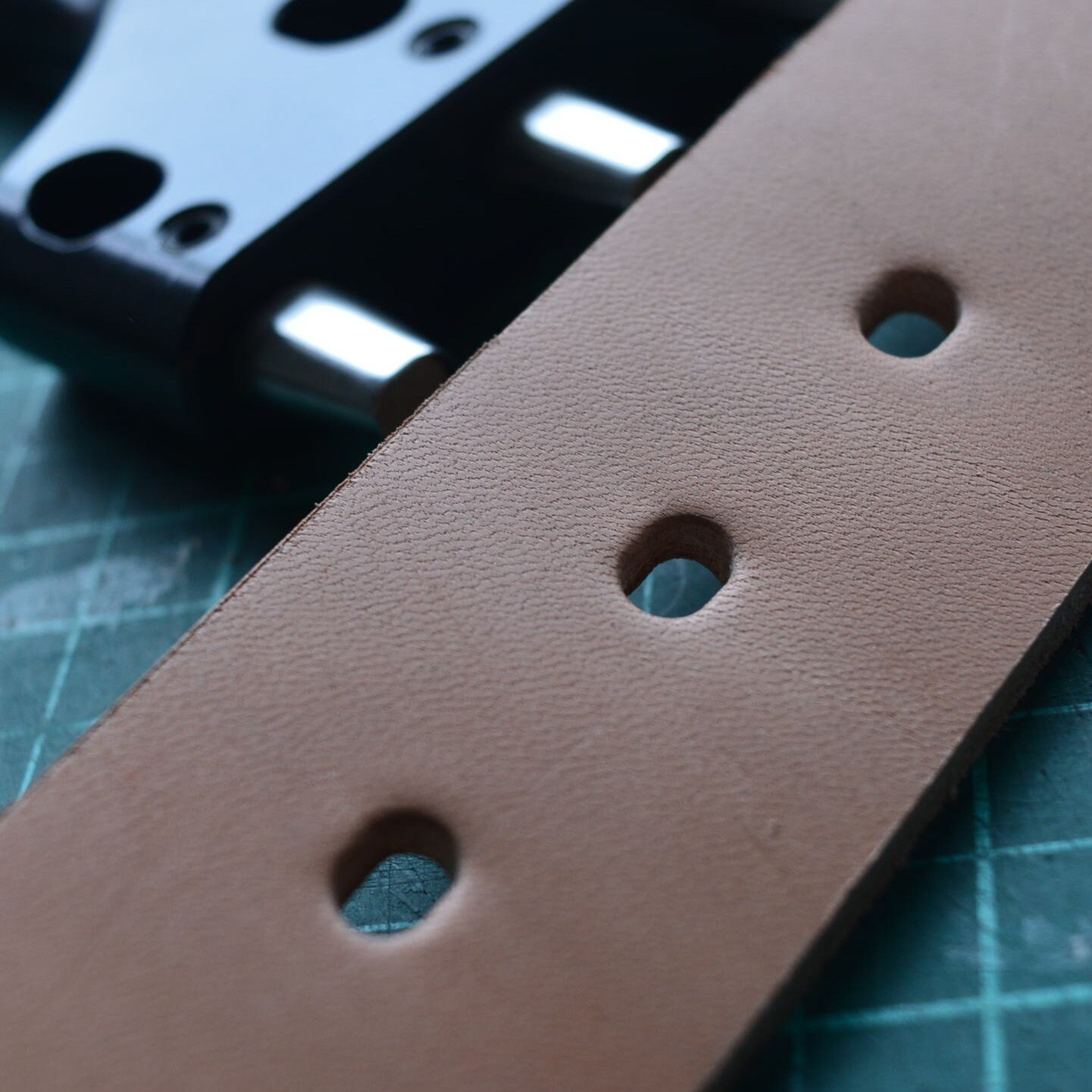 Belt Punch Leather Leathercraft Leatherwork Row Hole Oval Etsy