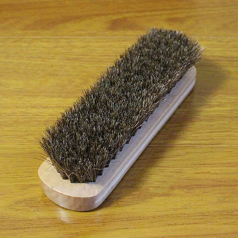 Horse Hair Brush Cleaning Polishing Care Treatment Brushing Etsy