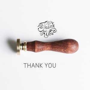 Set für [Danke] Segen warme süße Worte Wachssiegel Stempel mit Holzgriff Wachssiegel Kit Hochzeitsfreund Geschenkumschlag