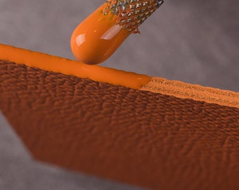 Outil de traitement d'huile de bord d'artisanat en cuir Stylo de peinture de bord Outil de travail du cuir